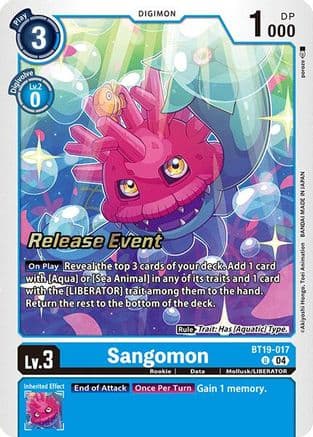 Sangomon — Release Special Booster 2.0 Celebration Event Cards
