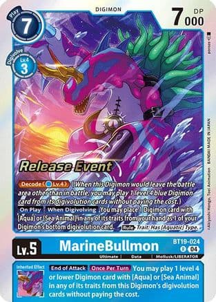 MarineBullmon — Release Special Booster 2.0 Celebration Event Cards