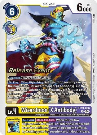 Wizardmon (X Antibody) — Release Special Booster 2.0 Celebration Event Cards
