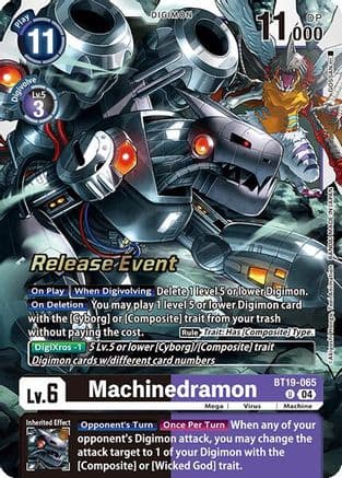 Machinedramon - BT19-065 — Release Special Booster 2.0 Celebration Event Cards