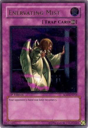Enervating Mist (UTR) — Soul of the Duelist Yu-Gi-Oh! card by KAZUKI TAKAHASHI