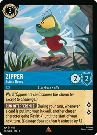 Zipper - Astute Decoy — Azurite Sea Disney Lorcana card by Eri Welli