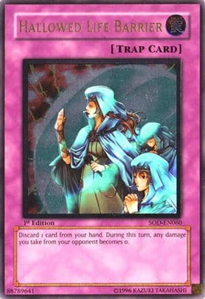 Hallowed Life Barrier (UTR) — Soul of the Duelist Yu-Gi-Oh! card by KAZUKI TAKAHASHI
