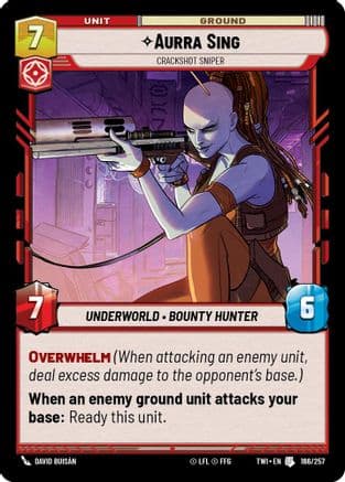 Aurra Sing - Crackshot Sniper — Twilight of the Republic