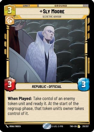 Sly Moore - Secretive Advisor — Twilight of the Republic