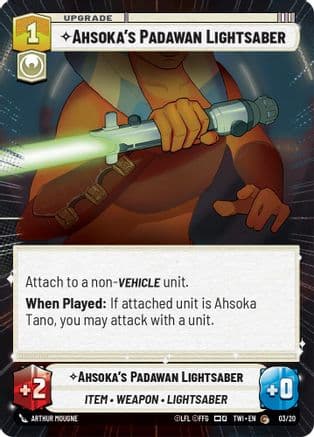 Ahsoka's Padawan Lightsaber (Hyperspace) — Twilight of the Republic: Weekly Play Promos
