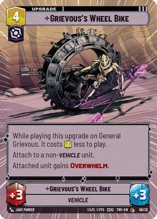 Grievous's Wheel Bike (Hyperspace) — Twilight of the Republic: Weekly Play Promos