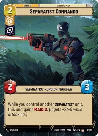 Separatist Commando (Hyperspace) — Twilight of the Republic: Weekly Play Promos