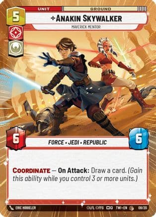 Anakin Skywalker - Maverick Mentor (Hyperspace) — Twilight of the Republic: Weekly Play Promos