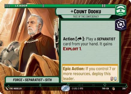 Count Dooku - Face of the Confederacy (Hyperspace) — Twilight of the Republic