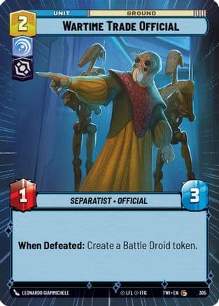 Wartime Trade Official (Hyperspace) — Twilight of the Republic