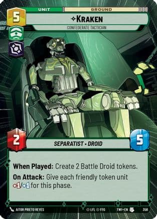 Kraken - Confederate Tactician (Hyperspace) — Twilight of the Republic