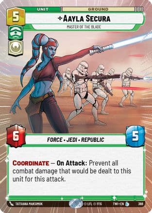 Aayla Secura - Master of the Blade (Hyperspace) — Twilight of the Republic