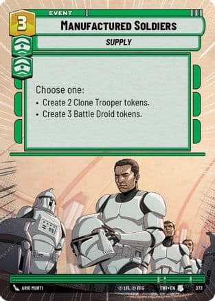 Manufactured Soldiers (Hyperspace) — Twilight of the Republic