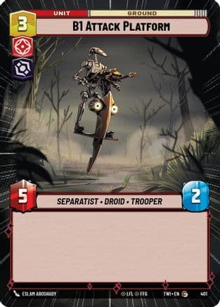 B1 Attack Platform (Hyperspace) — Twilight of the Republic