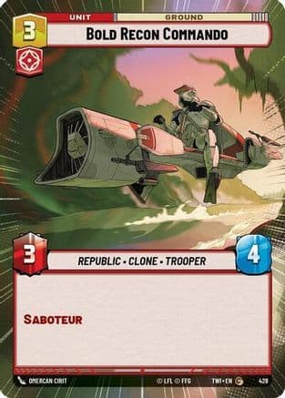 Bold Recon Commando (Hyperspace) — Twilight of the Republic