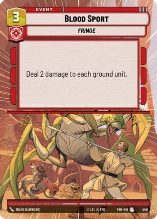 Blood Sport (Hyperspace) — Twilight of the Republic