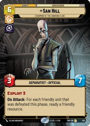 San Hill - Chairman of the Banking Clan (Hyperspace) — Twilight of the Republic