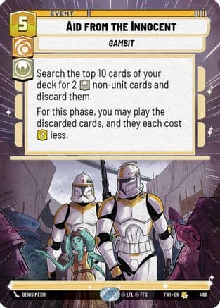 Aid from the Innocent (Hyperspace) — Twilight of the Republic