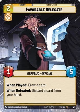 Favorable Delegate (Hyperspace) — Twilight of the Republic
