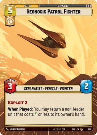 Geonosis Patrol Fighter (Hyperspace) — Twilight of the Republic