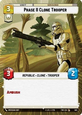 Phase II Clone Trooper (Hyperspace) — Twilight of the Republic