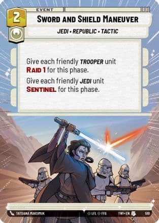 Sword and Shield Maneuver (Hyperspace) — Twilight of the Republic