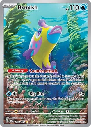 Bruxish - 200/191 — SV08: Surging Sparks Pokémon TCG card by Mitsuhiro Arita