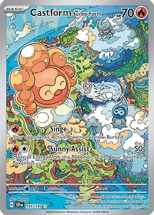 Castform Sunny Form - 195/191 — SV08: Surging Sparks