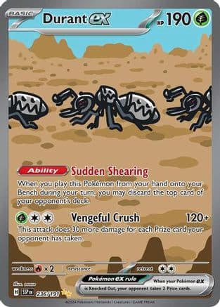 Durant ex - 236/191 — Pokémon TCG card