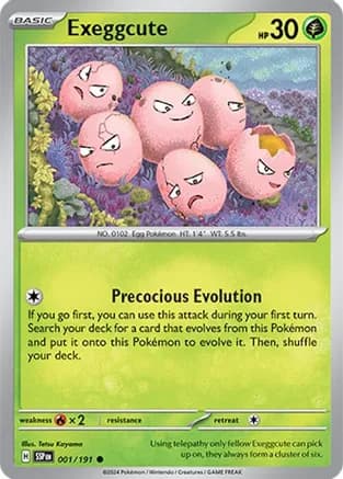 Exeggcute - 001/191 — SV08: Surging Sparks