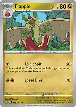 Flapple - 139/191 — SV08: Surging Sparks