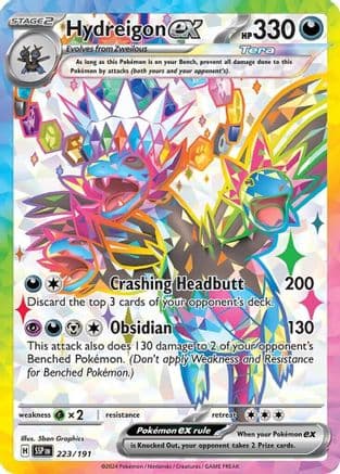 Hydreigon ex - 223/191 — SV08: Surging Sparks