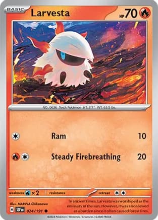 Larvesta - 024/191 — SV08: Surging Sparks
