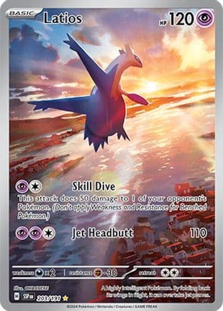 Latios - 203/191 — Pokémon TCG card
