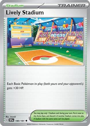 Lively Stadium — SV08: Surging Sparks Pokémon TCG card by 5ban Graphics