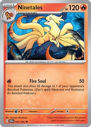 Ninetales — SV08: Surging Sparks Pokémon TCG card by TOKIYA