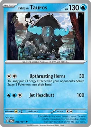 Paldean Tauros - 039/191 — SV08: Surging Sparks