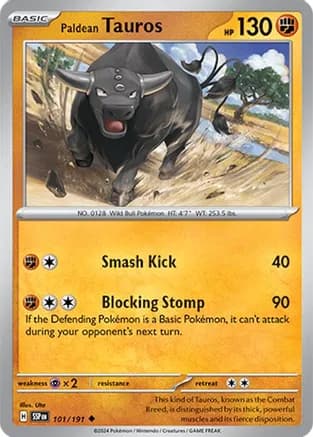 Paldean Tauros - 101/191 — SV08: Surging Sparks