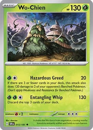 Wo-Chien — SV08: Surging Sparks Pokémon TCG card by 5ban Graphics