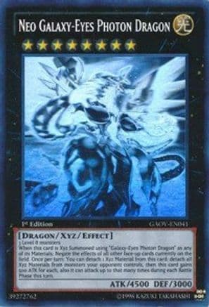 Neo Galaxy-Eyes Photon Dragon (Ghost Rare) — Yu-Gi-Oh! card