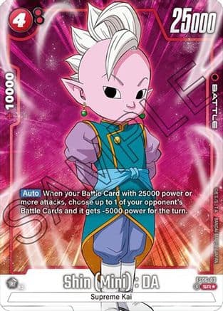 Shin (Mini) : DA (Bonus Pack Alternate Art) — Dragon Ball Super: Fusion World card