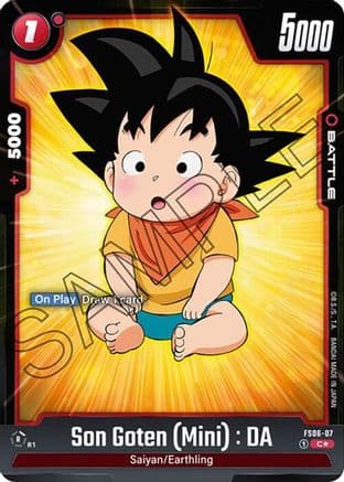 Son Goten (Mini) : DA (Bonus Pack Alternate Art) — Dragon Ball Super: Fusion World card