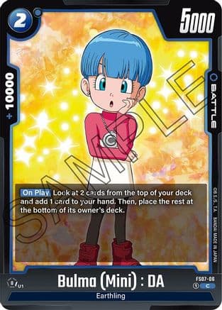 Bulma (Mini) : DA — Starter Deck 7: Vegeta (Mini)