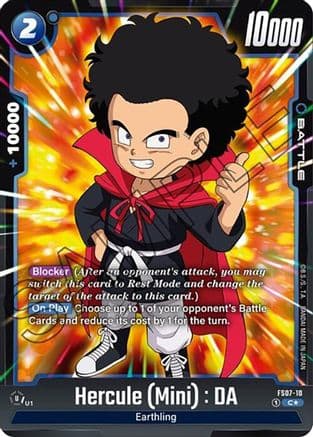 Hercule (Mini) : DA (Bonus Pack Alternate Art) — Starter Deck 7: Vegeta (Mini)