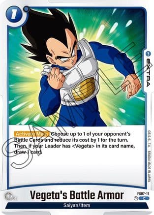 Vegeta's Battle Armor — Starter Deck 7: Vegeta (Mini)
