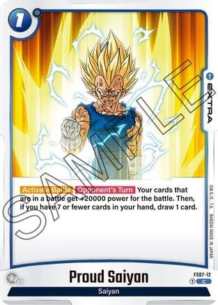 Proud Saiyan — Starter Deck 7: Vegeta (Mini)