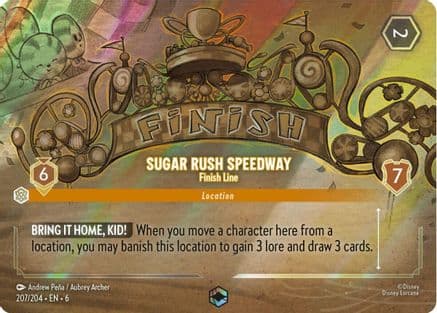 Sugar Rush Speedway - Finish Line (Enchanted) — Azurite Sea