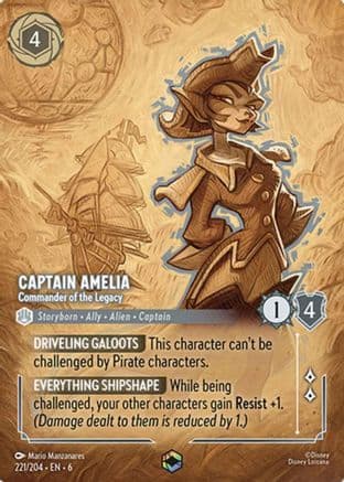 Captain Amelia - Commander of the Legacy (Enchanted) — Azurite Sea