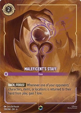 Maleficent's Staff (Enchanted) — Azurite Sea